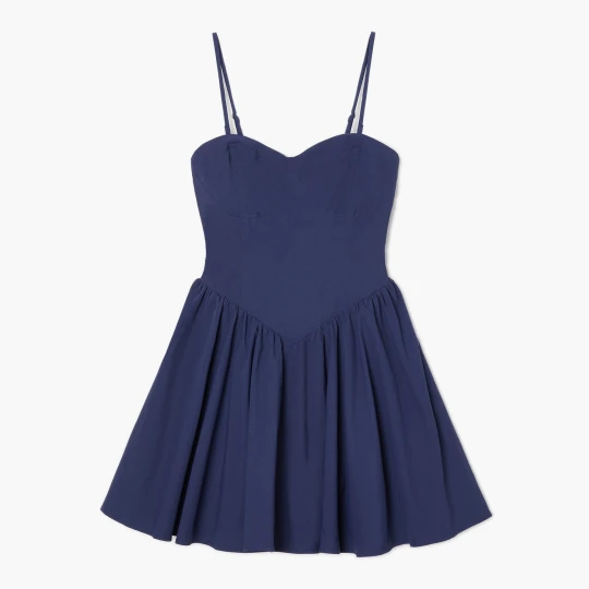 Zdjęcie produktu Cropp - Granatowa sukienka typu fit & flare - granatowy