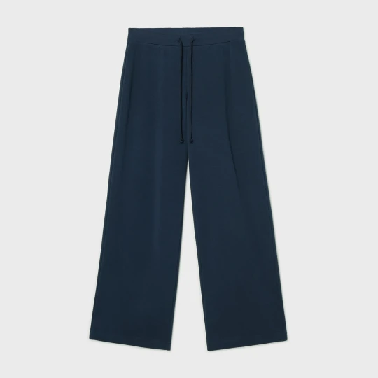 Zdjęcie produktu Cropp - Granatowe dresy straight fit PETITE - granatowy