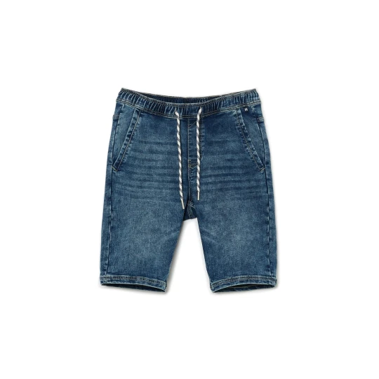 Zdjęcie produktu Cropp - Granatowe jeansowe szorty jogger - niebieski