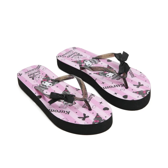 Zdjęcie produktu Cropp - Japonki Kuromi z brokatowym paskiem - czarny