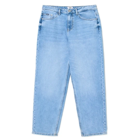 Zdjęcie produktu Cropp - Jasne jeansy baggy z acid wash - niebieski