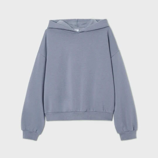 Zdjęcie produktu Cropp - Jasnofioletowa bluza boxy z kapturem - fioletowy