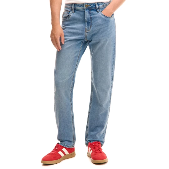 Zdjęcie produktu Cropp - Jasnoniebieskie jeansy slim regular - niebieski