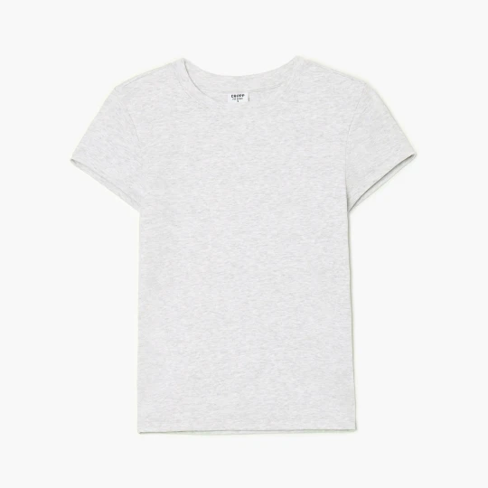 Zdjęcie produktu Cropp - Jasnoszara koszulka slim - jasny szary