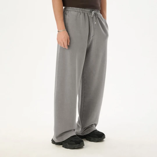 Zdjęcie produktu Cropp - Jasnoszare dresy wide leg - jasny szary