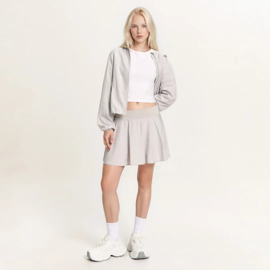 Zdjęcie produktu Cropp - Jasnoszare spódnico-szorty - jasny szary