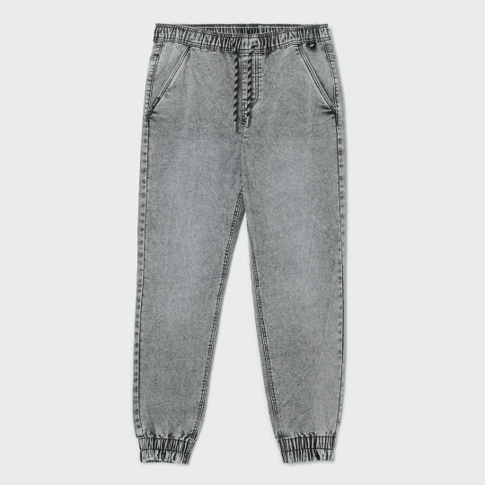 Zdjęcie produktu Cropp - Jeansowe joggery z efektem sprania - szary