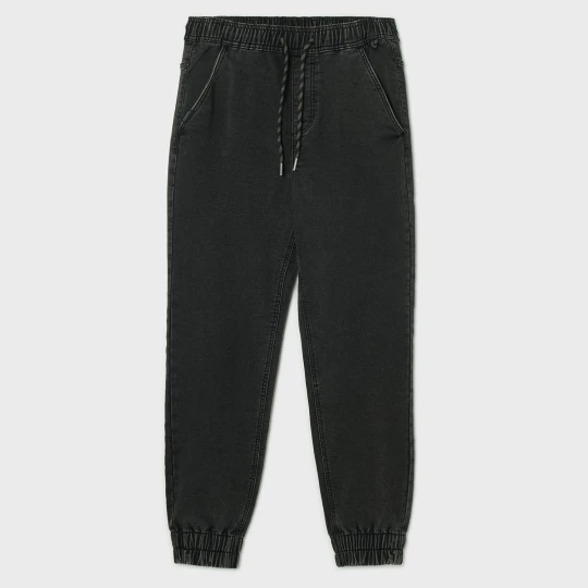 Zdjęcie produktu Cropp - Jeansowe joggery z efektem sprania - szary
