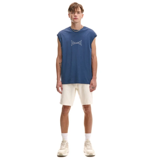 Zdjęcie produktu Cropp - Jeansowe kremowe spodenki loose jogger - kremowy