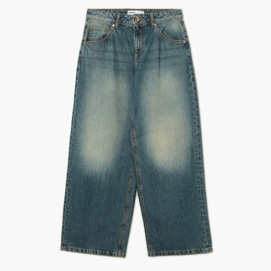 Zdjęcie produktu Cropp - Jeansy boyfriend loose fit - granatowy