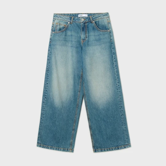 Zdjęcie produktu Cropp - Jeansy boyfriend loose fit - granatowy