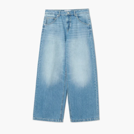 Zdjęcie produktu Cropp - Jeansy boyfriend loose fit - niebieski