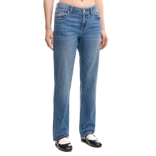 Zdjęcie produktu Cropp - Jeansy boyfriend slim vintage - niebieski