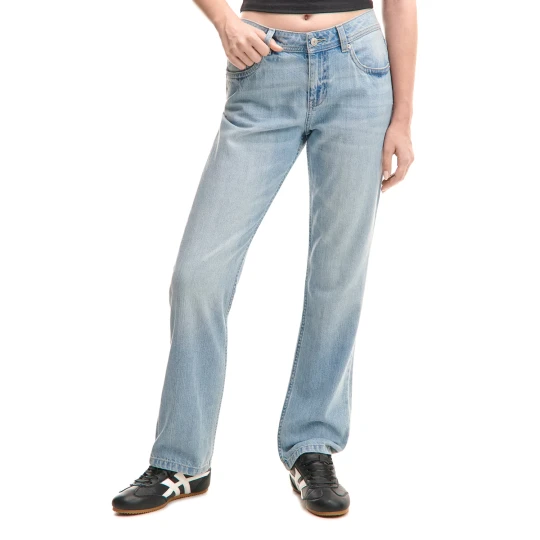 Zdjęcie produktu Cropp - Jeansy boyfriend slim vintage - niebieski