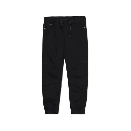 Zdjęcie produktu Cropp - Jeansy jogger z ozdobnymi przeszyciami - czarny