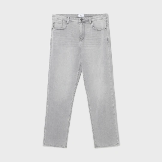 Zdjęcie produktu Cropp - Jeansy regular z efektem sprania - jasny szary