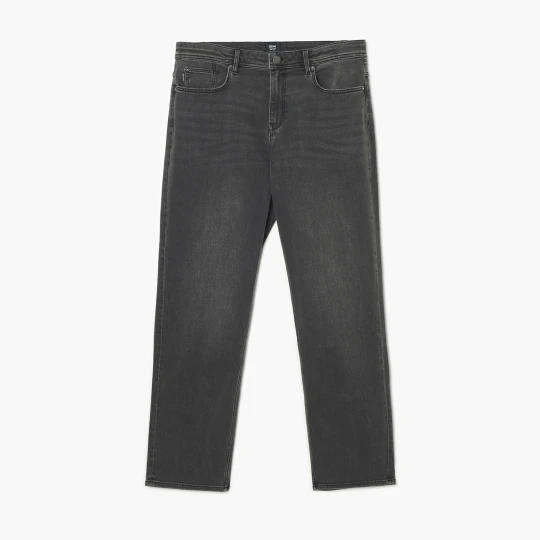 Zdjęcie produktu Cropp - Jeansy regular z efektem sprania - szary