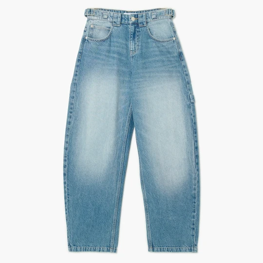 Zdjęcie produktu Cropp - Jeansy skater z efektem sprania - niebieski