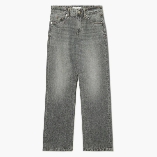 Zdjęcie produktu Cropp - Jeansy straight z efektem sprania - szary