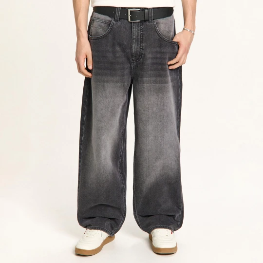 Zdjęcie produktu Cropp - Jeansy super baggy multipocket - szary