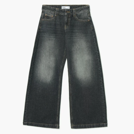 Zdjęcie produktu Cropp - Jeansy wide leg w stylu vintage - szary