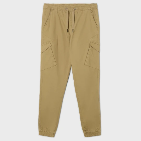 Zdjęcie produktu Cropp - Joggery slim z kieszeniami cargo - brązowy