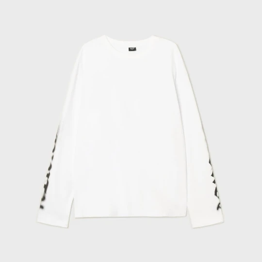 Zdjęcie produktu Cropp - Koszulka longsleeve z motywem graffiti - biały