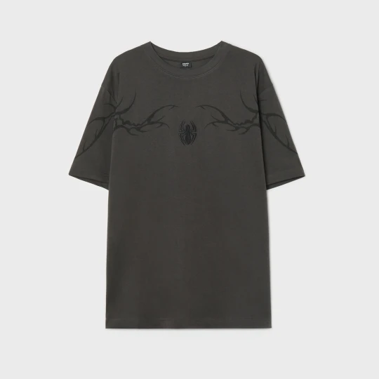 Zdjęcie produktu Cropp - Koszulka Spider-Man symbiote - szary
