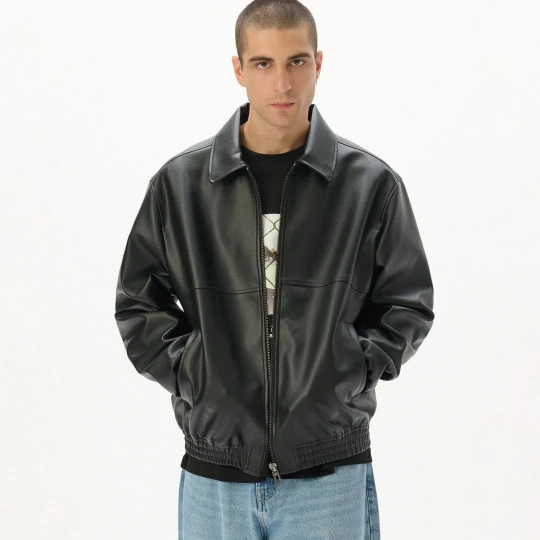 Zdjęcie produktu Cropp - Kurtka bomber w czarnym kolorze - czarny