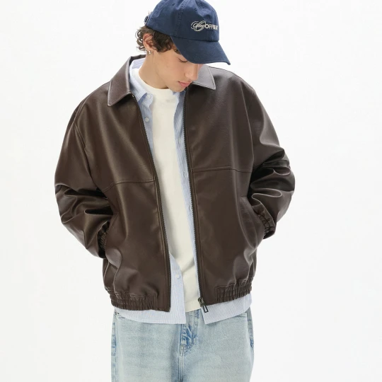 Zdjęcie produktu Cropp - Kurtka bomber w czekoladowym odcieniu - brązowy