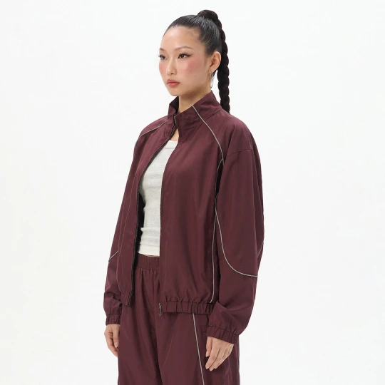 Zdjęcie produktu Cropp - Kurtka bomber w retro stylu - kasztanowy