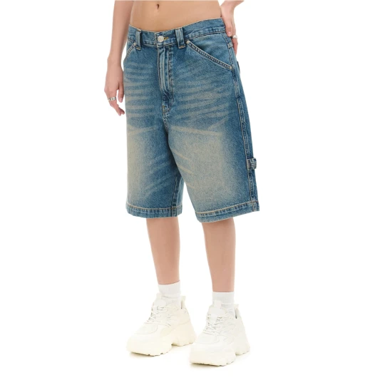 Zdjęcie produktu Cropp - Luźne jeansowe bermudy - niebieski