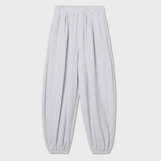 Zdjęcie produktu Cropp - Melanżowe szary dresy joggery - jasny szary