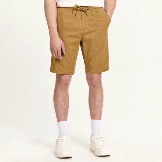 Zdjęcie produktu Cropp - Miodowe szorty basic - brązowy