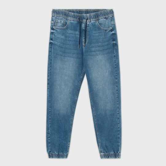 Zdjęcie produktu Cropp - Niebieskie jeansowe joggery - niebieski