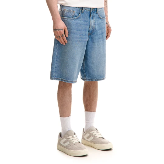 Zdjęcie produktu Cropp - Niebieskie jeansowe szorty baggy - niebieski