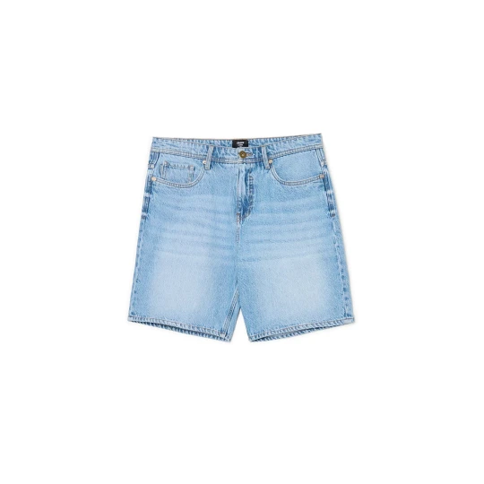 Zdjęcie produktu Cropp - Niebieskie jeansowe szorty loose - niebieski