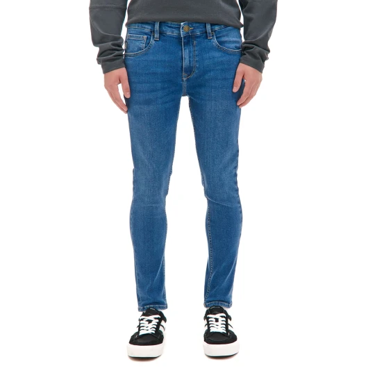 Zdjęcie produktu Cropp - Niebieskie jeansy skinny - niebieski