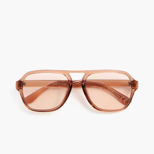 Zdjęcie produktu Cropp - Okulary przeciwsłoneczne w stylu retro - brązowy