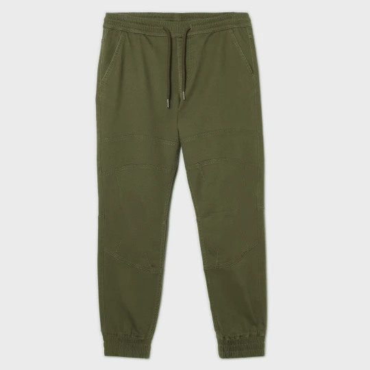 Zdjęcie produktu Cropp - Oliwkowe spodnie jogger slim fit - zielony