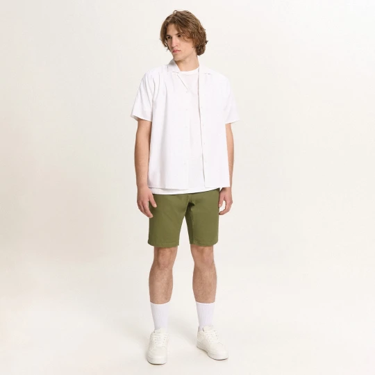 Zdjęcie produktu Cropp - Oliwkowe szorty typu jogger slim - zielony