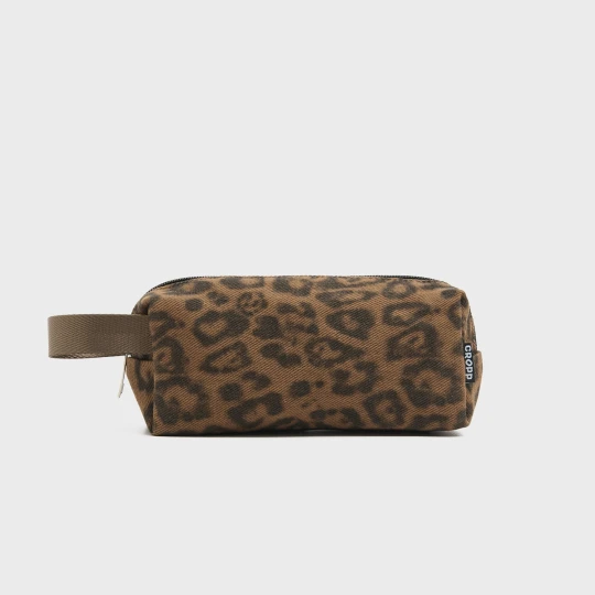 Zdjęcie produktu Cropp - Piórnik w panterkę - brązowy