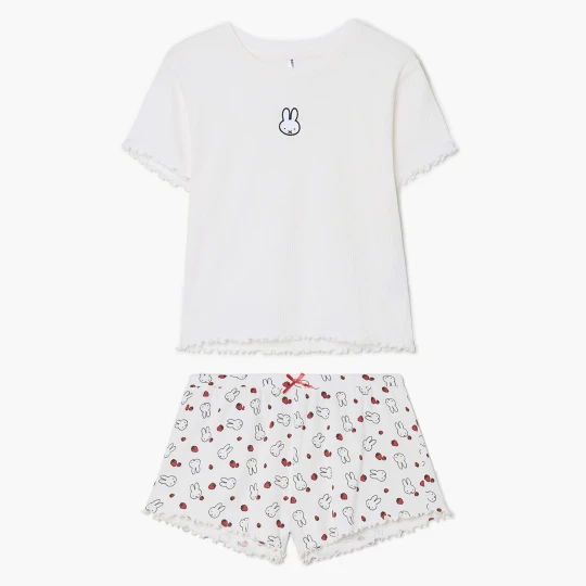 Zdjęcie produktu Cropp - Piżama Miffy z ozdobnym wykończeniem - biały