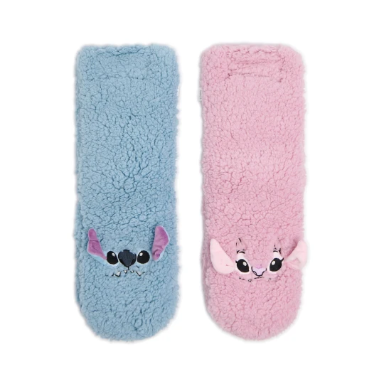 Zdjęcie produktu Cropp - Pluszowe skarpetki Stitch i Andzia - wielobarwny