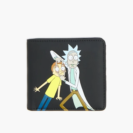 Zdjęcie produktu Cropp - Portfel z nadrukiem Rick i Morty - czarny