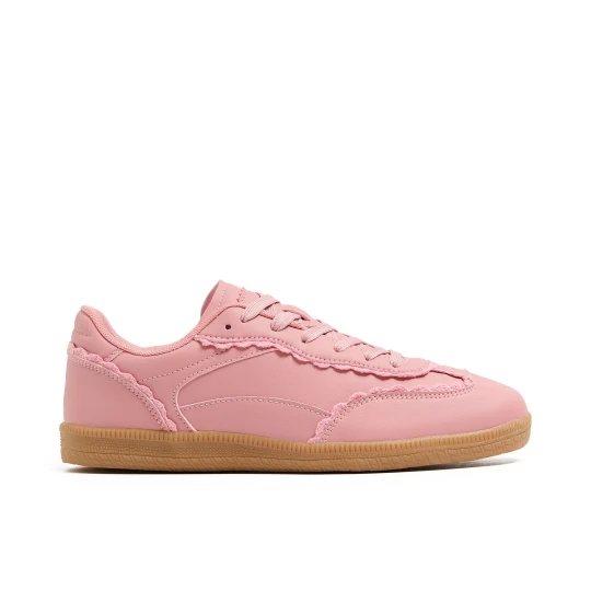 Zdjęcie produktu Cropp - Różowe sneakersy z szydełkowymi elementami - różowy