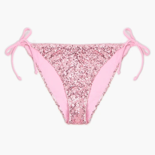 Zdjęcie produktu Cropp - Różowy dół od bikini z cekinami - różowy