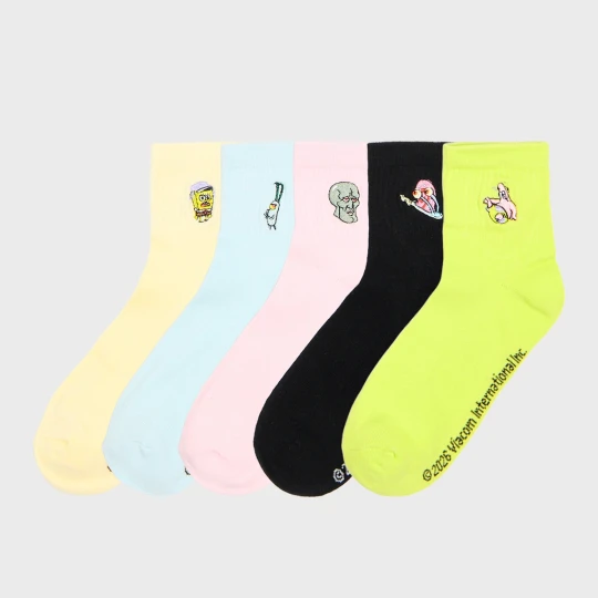 Zdjęcie produktu Cropp - Skarpety z hatowanymi postaciami SpongeBob - wielobarwny