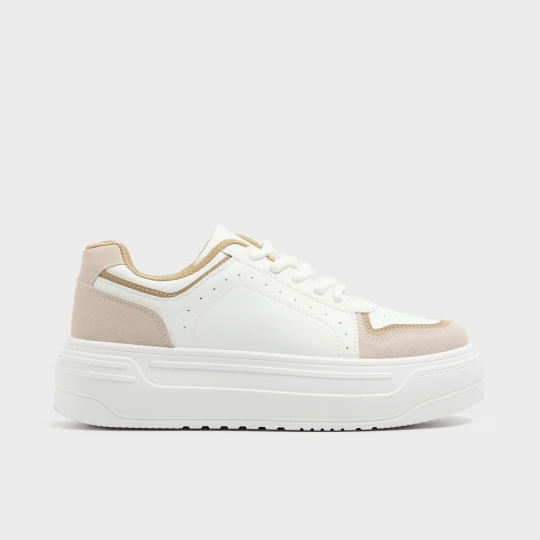 Zdjęcie produktu Cropp - Sneakersy na platformie z kremowymi wstawkami - wielobarwny