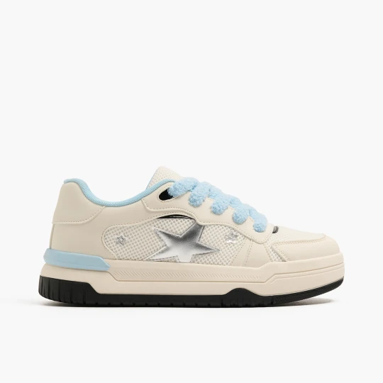 Zdjęcie produktu Cropp - Sneakersy z pluszowymi sznurowadłami - wielobarwny